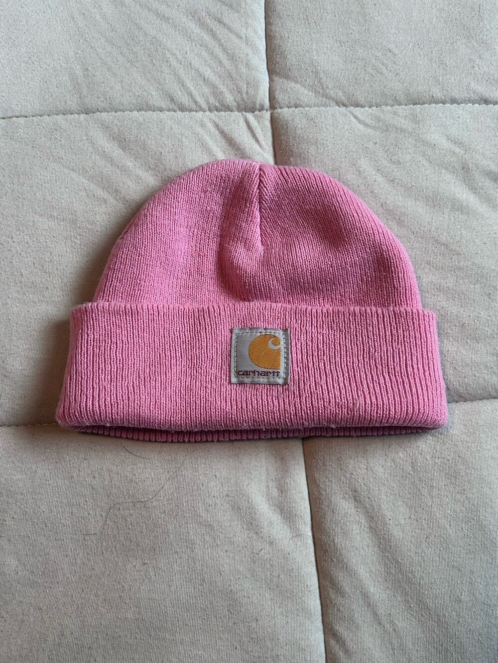 Carhartt Youth Beanie Hat Kids PinkCap Child Hat Skull Cap Girly Cute Winter